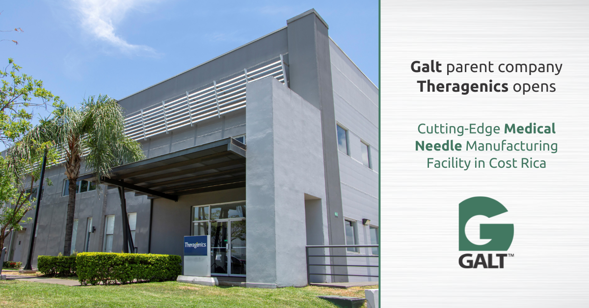 Galt parent company Theragenics opens Cutting-Edge Medical Needle Manufacturing Facility in Cost Rica